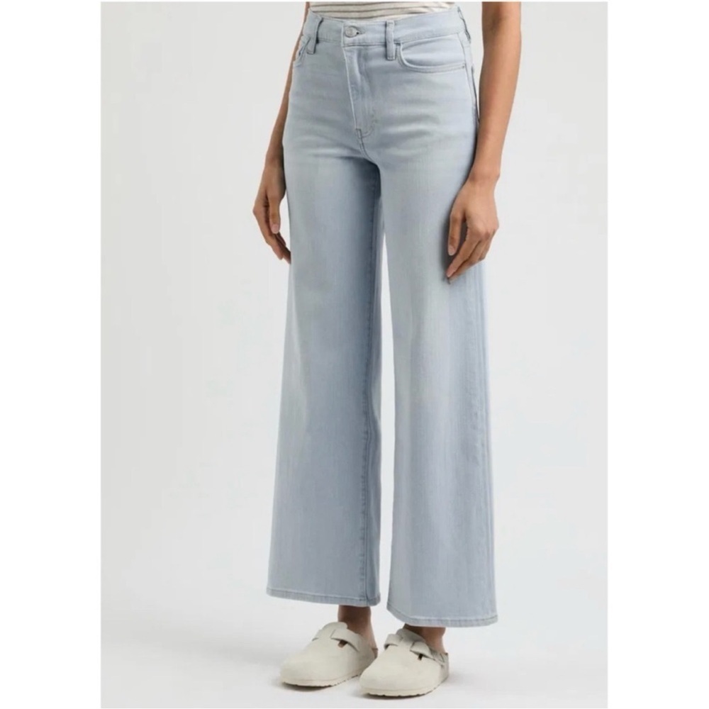 NWT FRAME Le Pixie Slim Palazzo Wide-Leg Jeans Light Blue 27